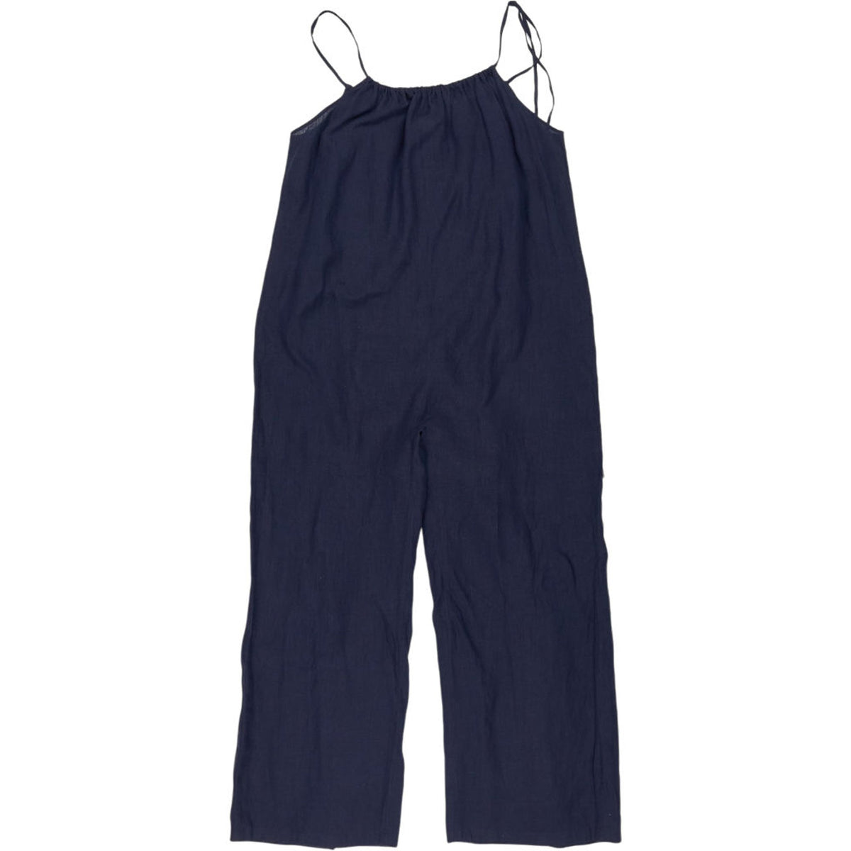 Mansur Gavriel Navy Linen Jumpsuit