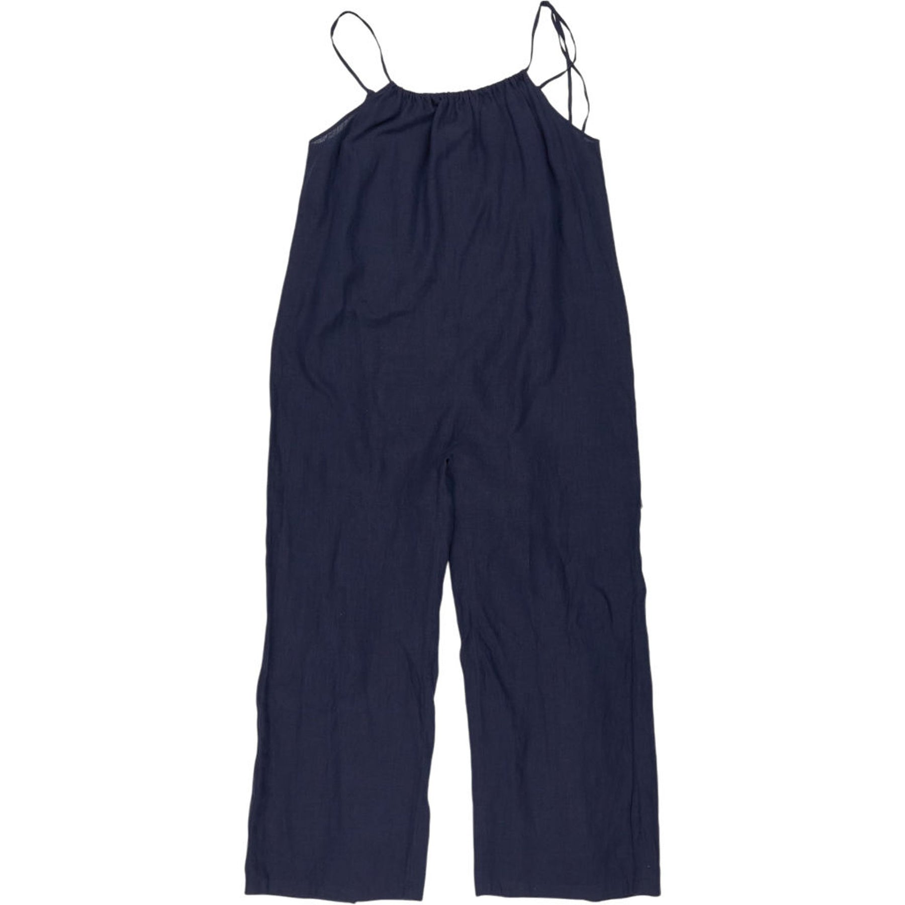 Mansur Gavriel Navy Linen Jumpsuit
