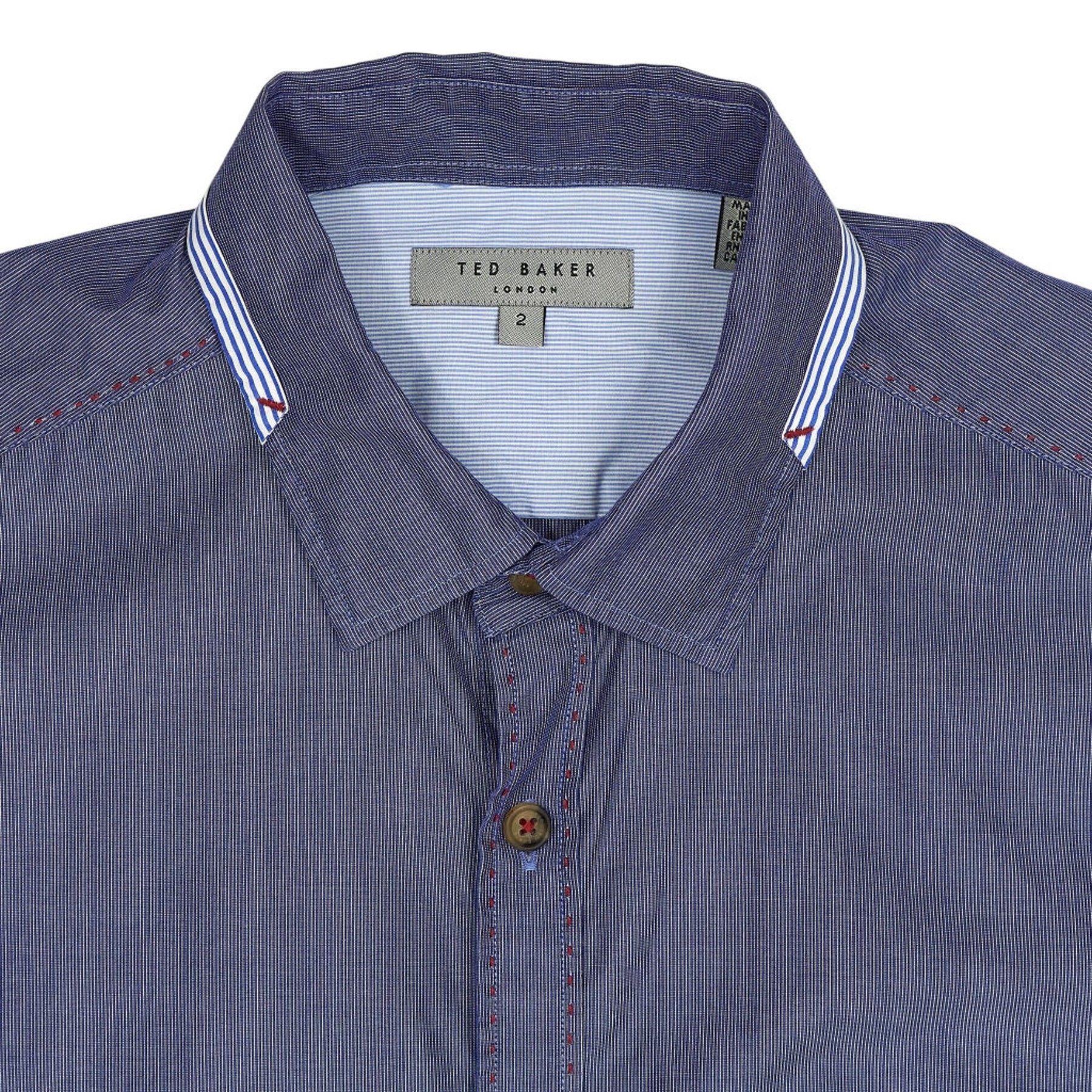 Ted Baker Blue Striped Shirt