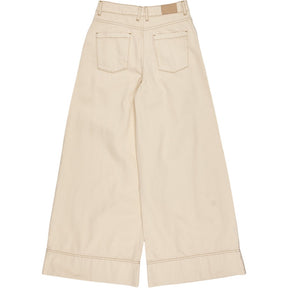 Aligne Cream Wide Leg Jeans