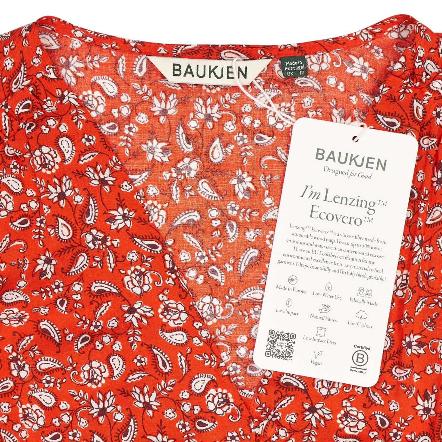 Baukjen Red Floral Suzy Dress