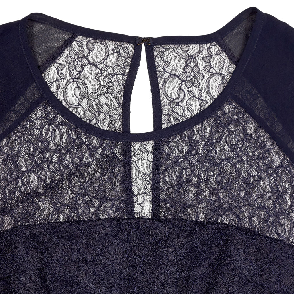 Whistles Navy Lace Dress