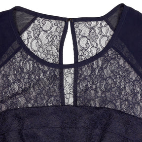 Whistles Navy Lace Dress