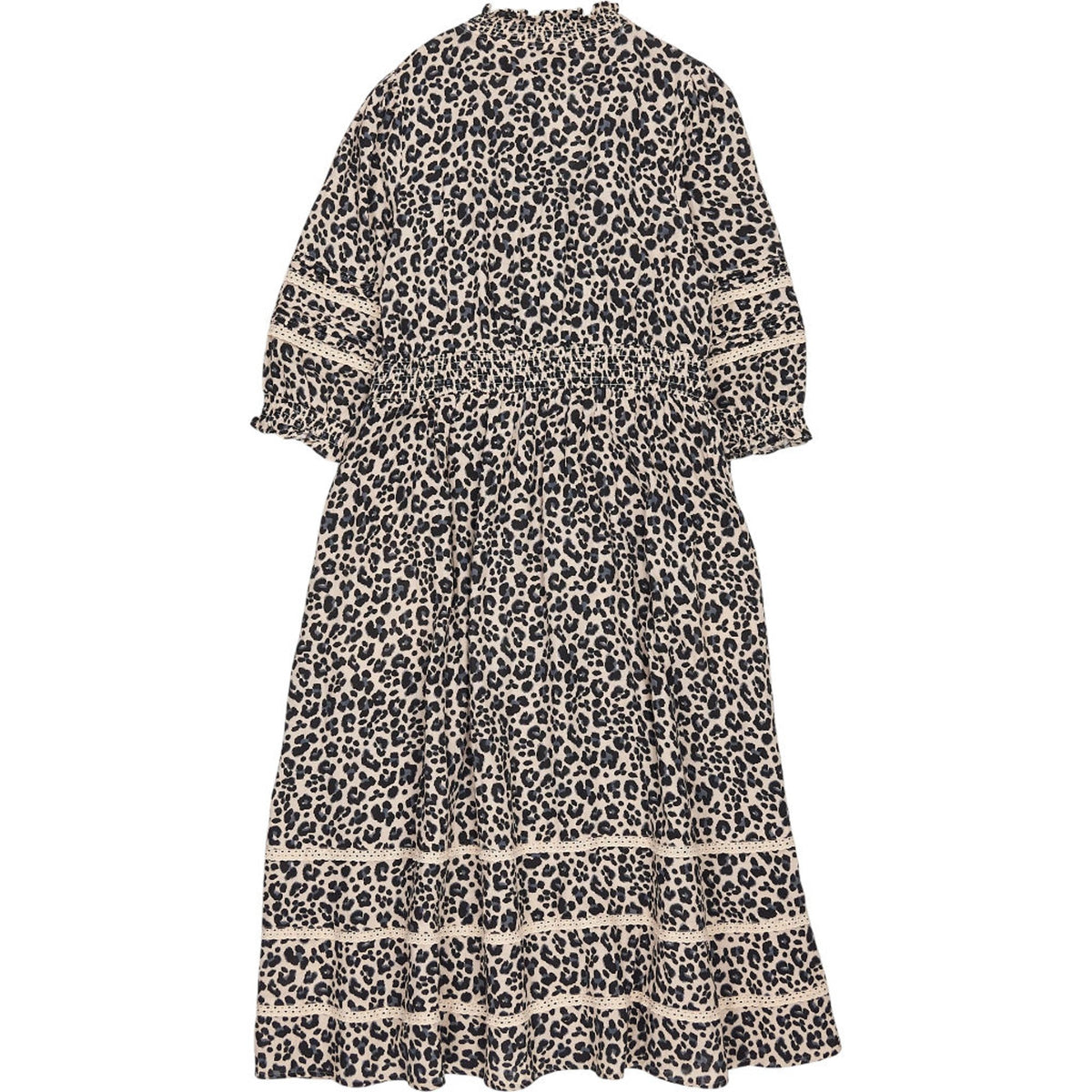 WYSE London Leopard Print Midi Dress