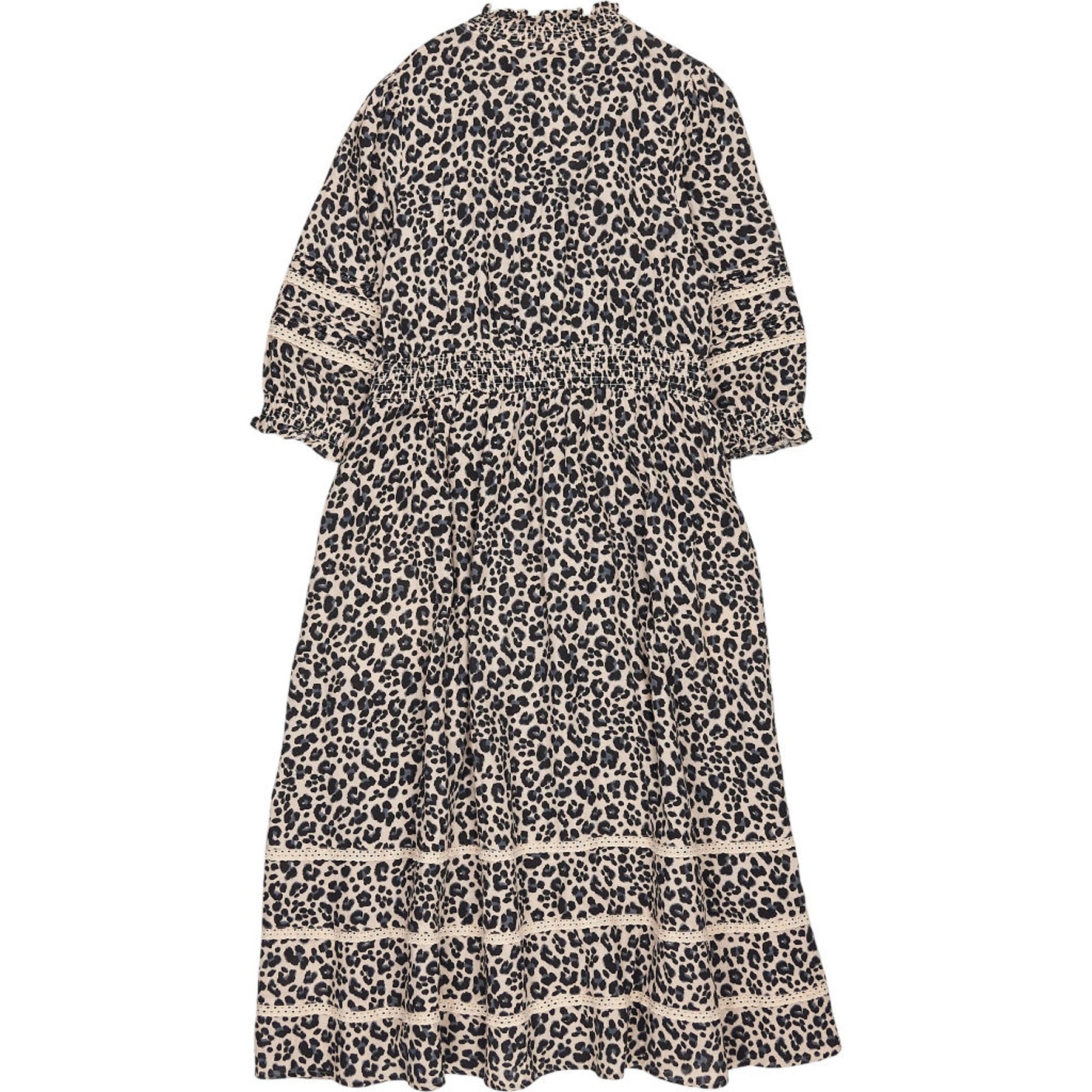 WYSE London Leopard Print Midi Dress