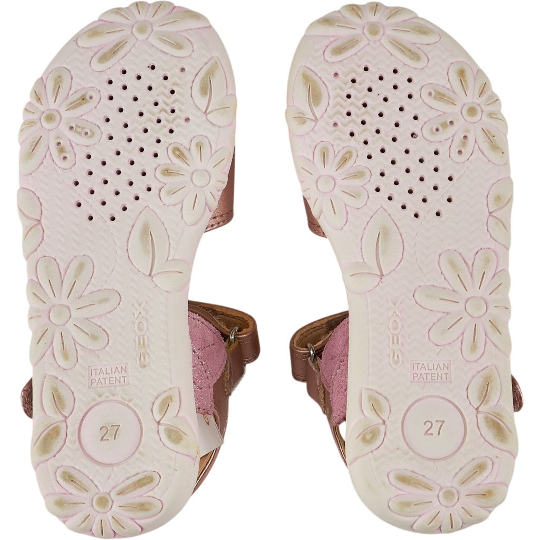 Geox Pink Flower Sandals