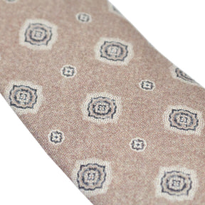 Moss Beige Patterned Tie Bundle x 4