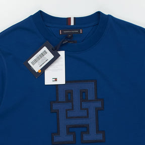 Tommy Hilfiger Blue Monogram Applique Tee