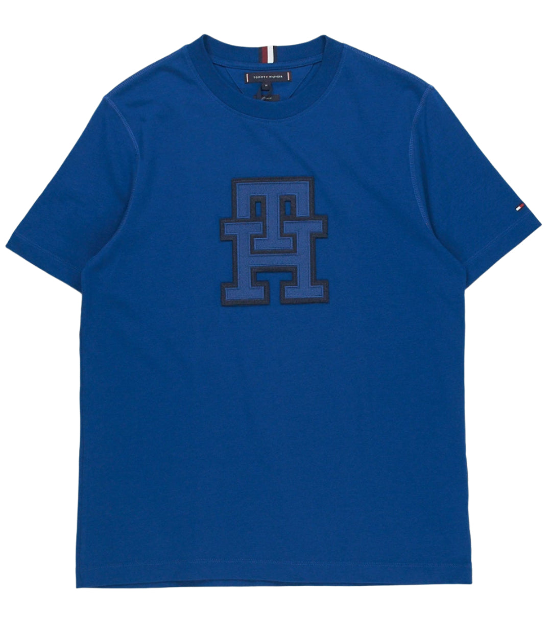Tommy Hilfiger Blue Monogram Applique Tee