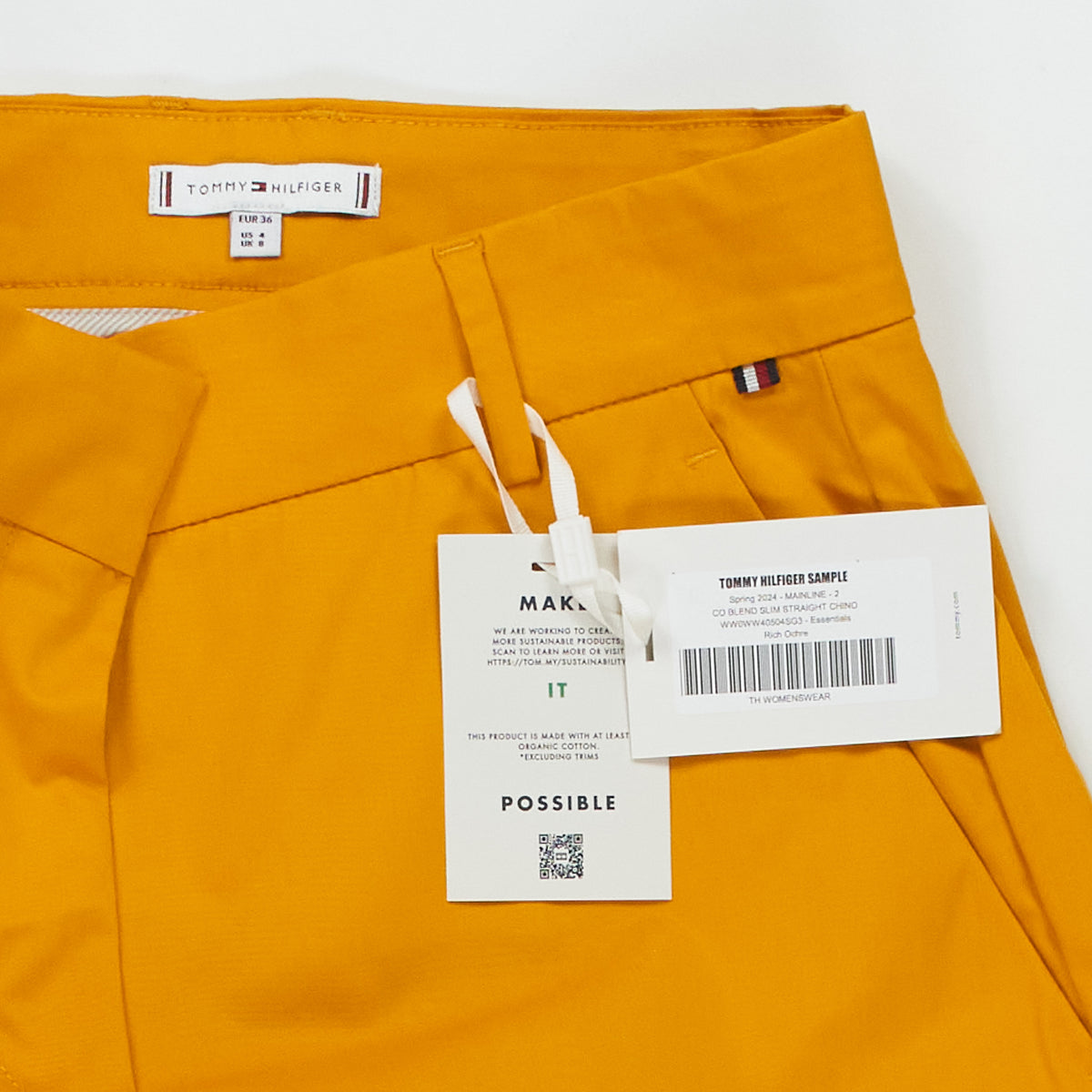 Tommy Hilfiger Rich Ochre Slim Chinos