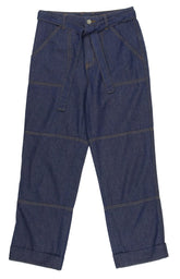 Wyse Indigo Cargo Style Trousers