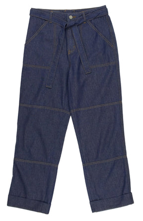 Wyse Indigo Cargo Style Trousers