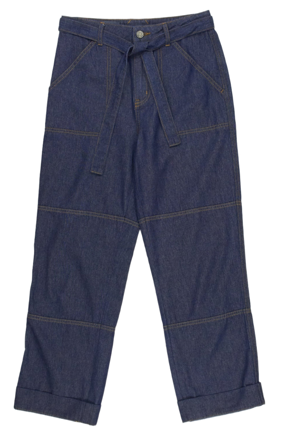 Wyse Indigo Cargo Style Trousers