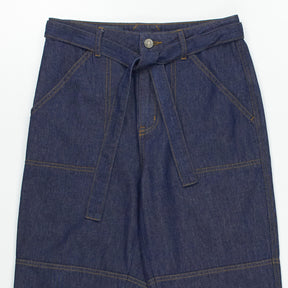 Wyse Indigo Cargo Style Trousers