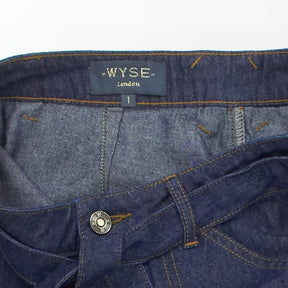 Wyse Indigo Cargo Style Trousers