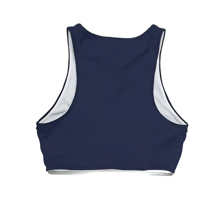 Tommy Jeans Twilight Navy High Neck Crop Top
