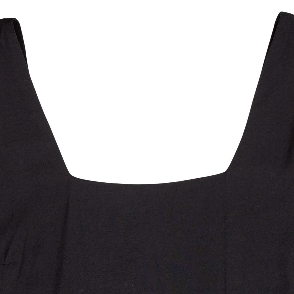 Hush Black Square Neckline Midi Dress