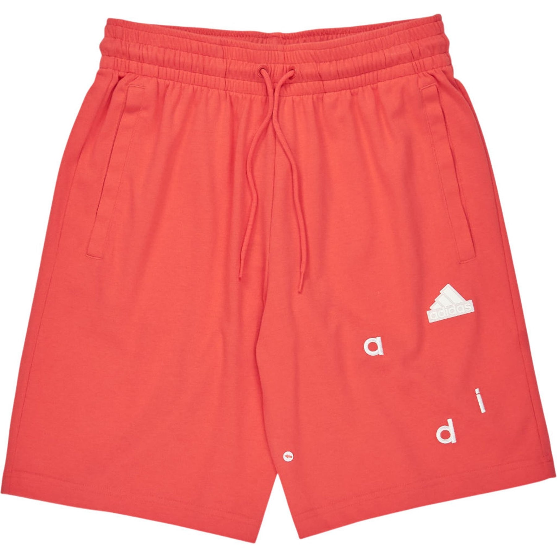 Adidas Red Drawstring Shorts