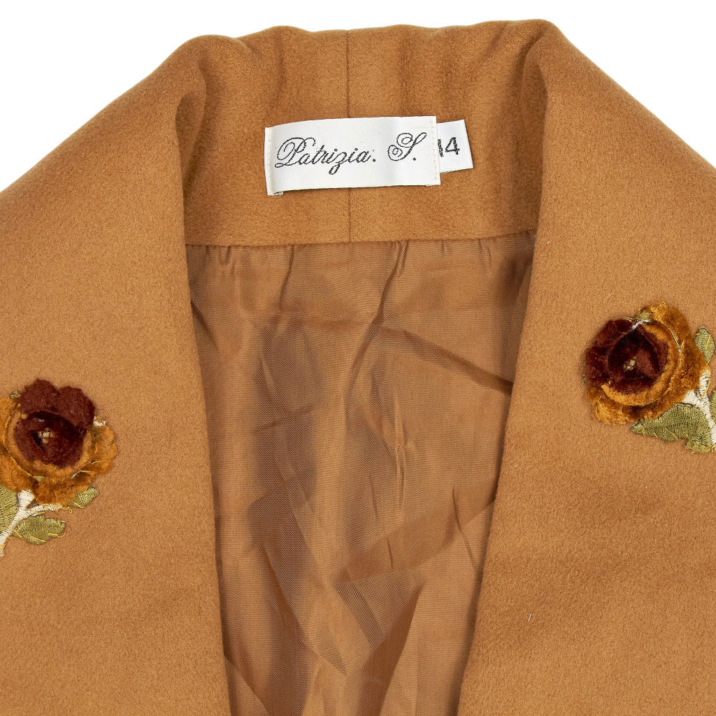 Patrizia S Beige Embroidered Coat