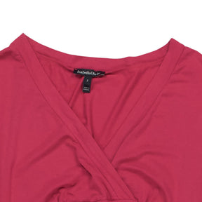Isabella Oliver Pink Ruched Top