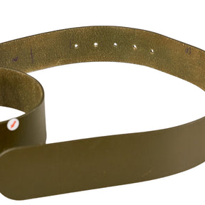 Wyse Olive Leather Belt