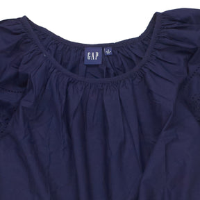 GAP Navy Broderie Anglaise Top S