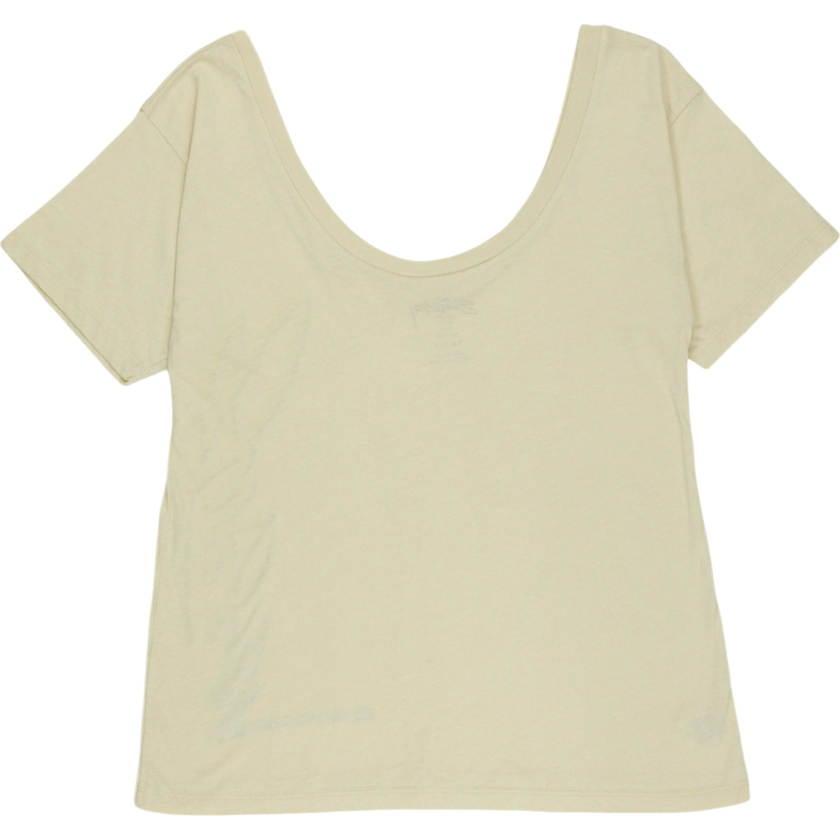 Stussy Beige Scoop Neck T-Shirt