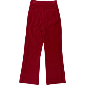 Wyse Red Velvet Cord Camille Trousers