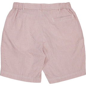 Mr Marvis Red Stripe Seersucker Shorts