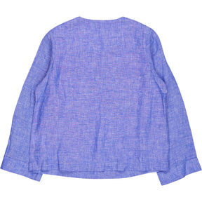NRBY Blue Linen Top