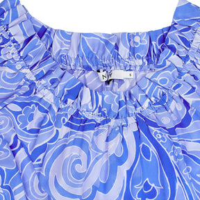 NRBY Blue Off Shoulder Antonia Top