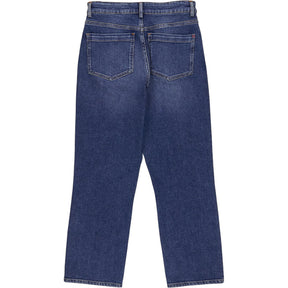 Hush Blue Rowan Straight Crop Jeans