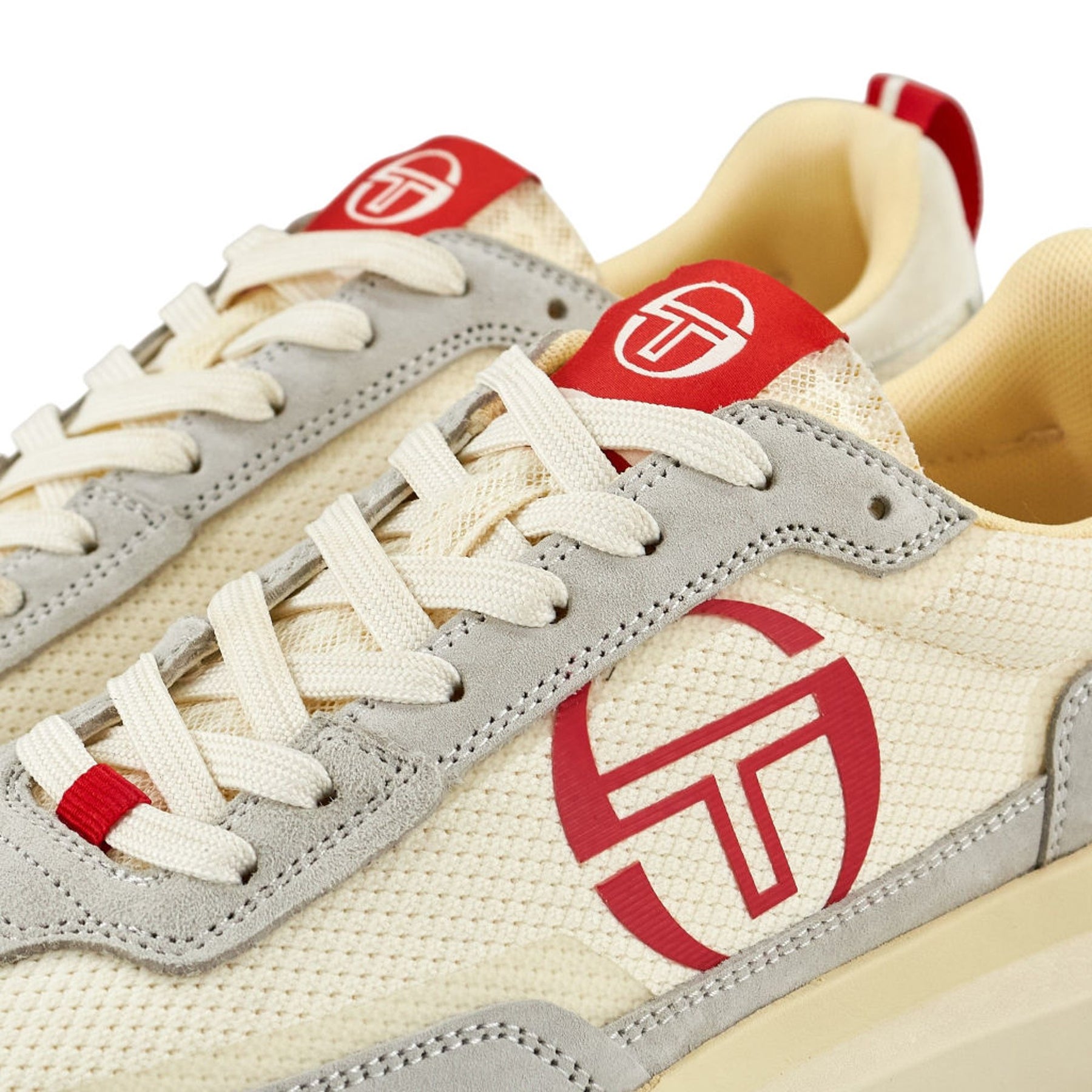 Sergio Tacchini Ivory 70's Racer Trainers