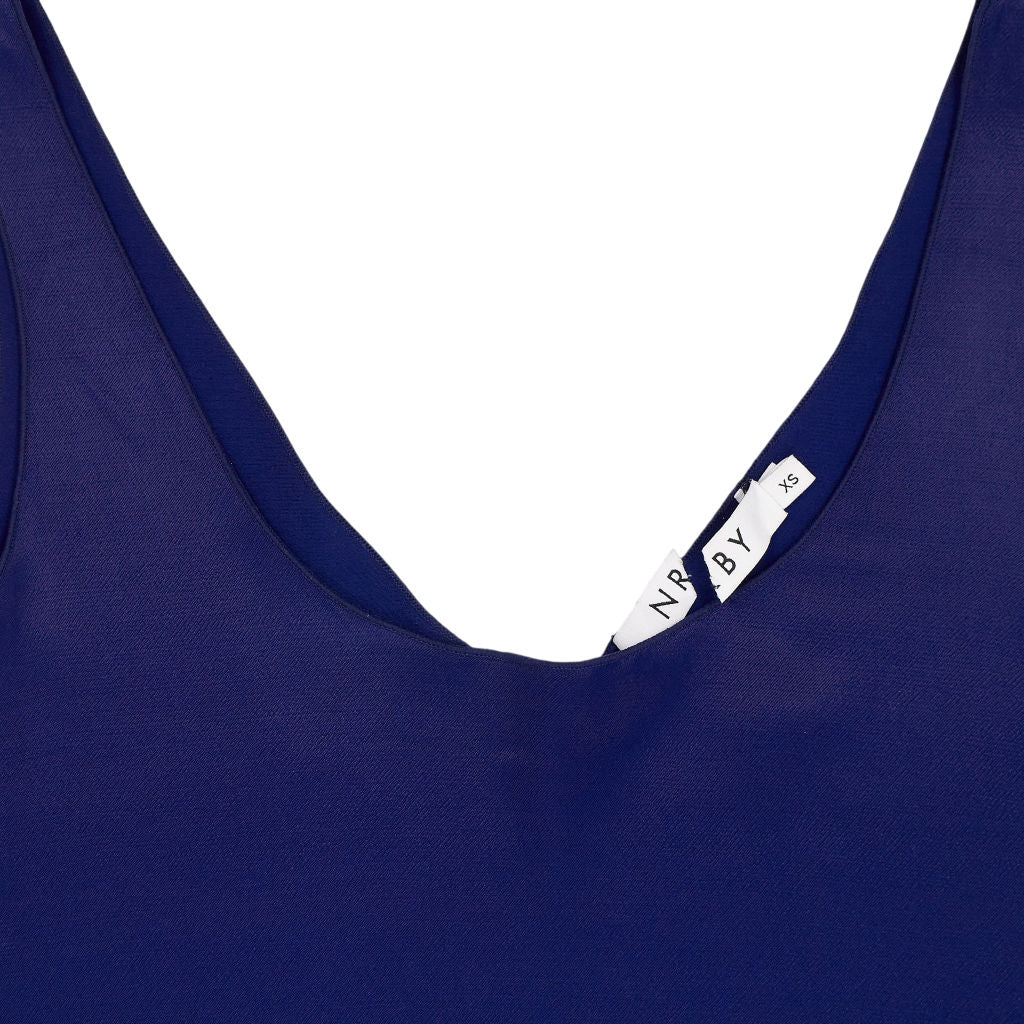 NRBY Blue Viscose Tank Top
