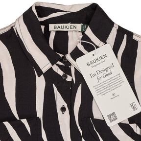 Baukjen Black Zebra Kamilah Shirt