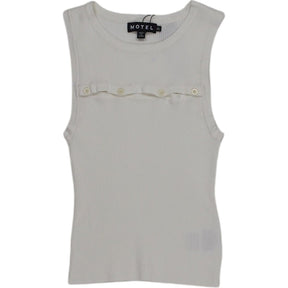 Motel White Caena Top Rib