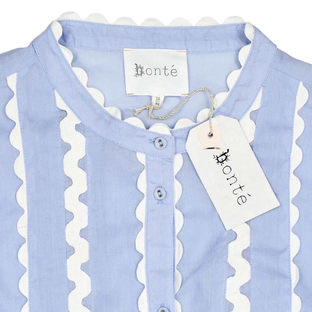 Bonte Chalk Blue Eulis Shirt