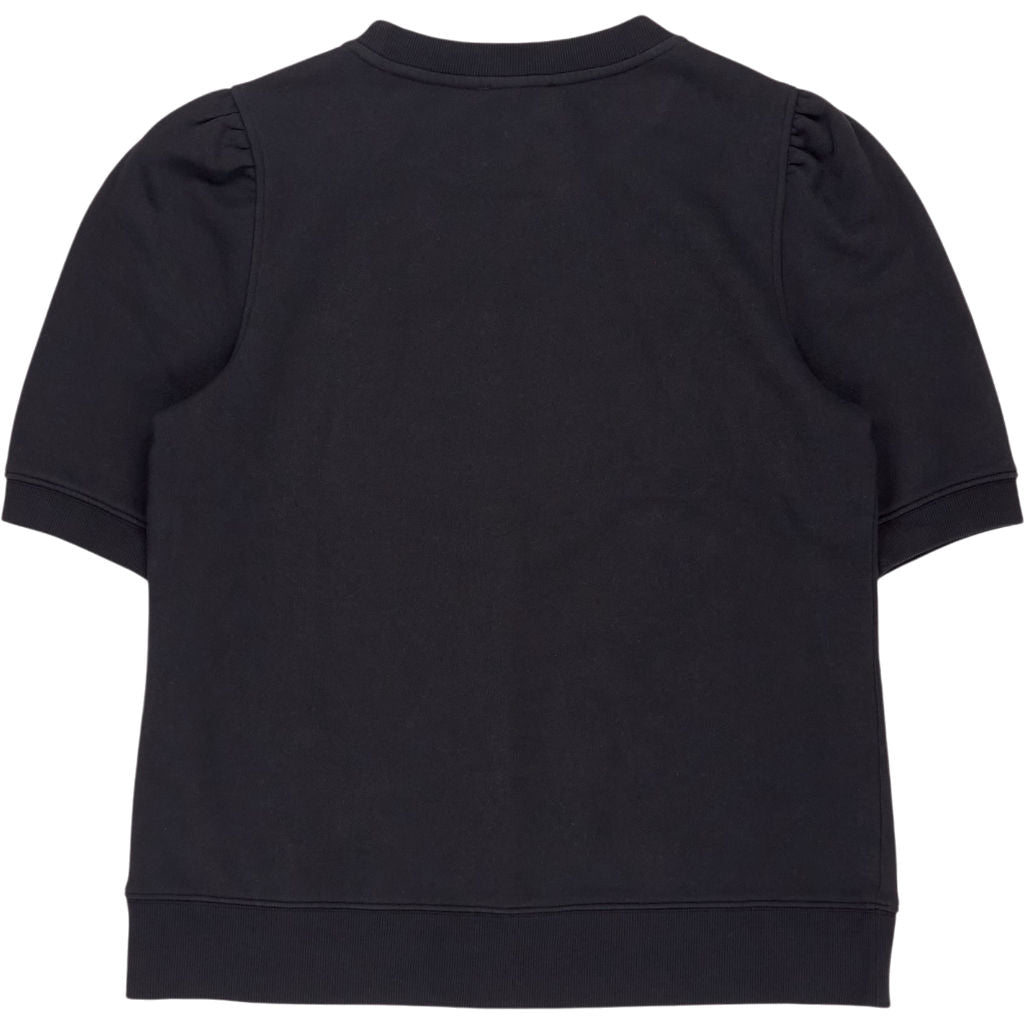Hush Black Phoebee Puff Sleeve Sweat Top