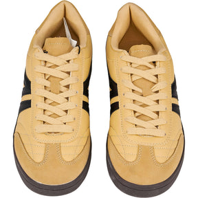 STWD Pull & Bear Yellow Faux Leather Sneakers