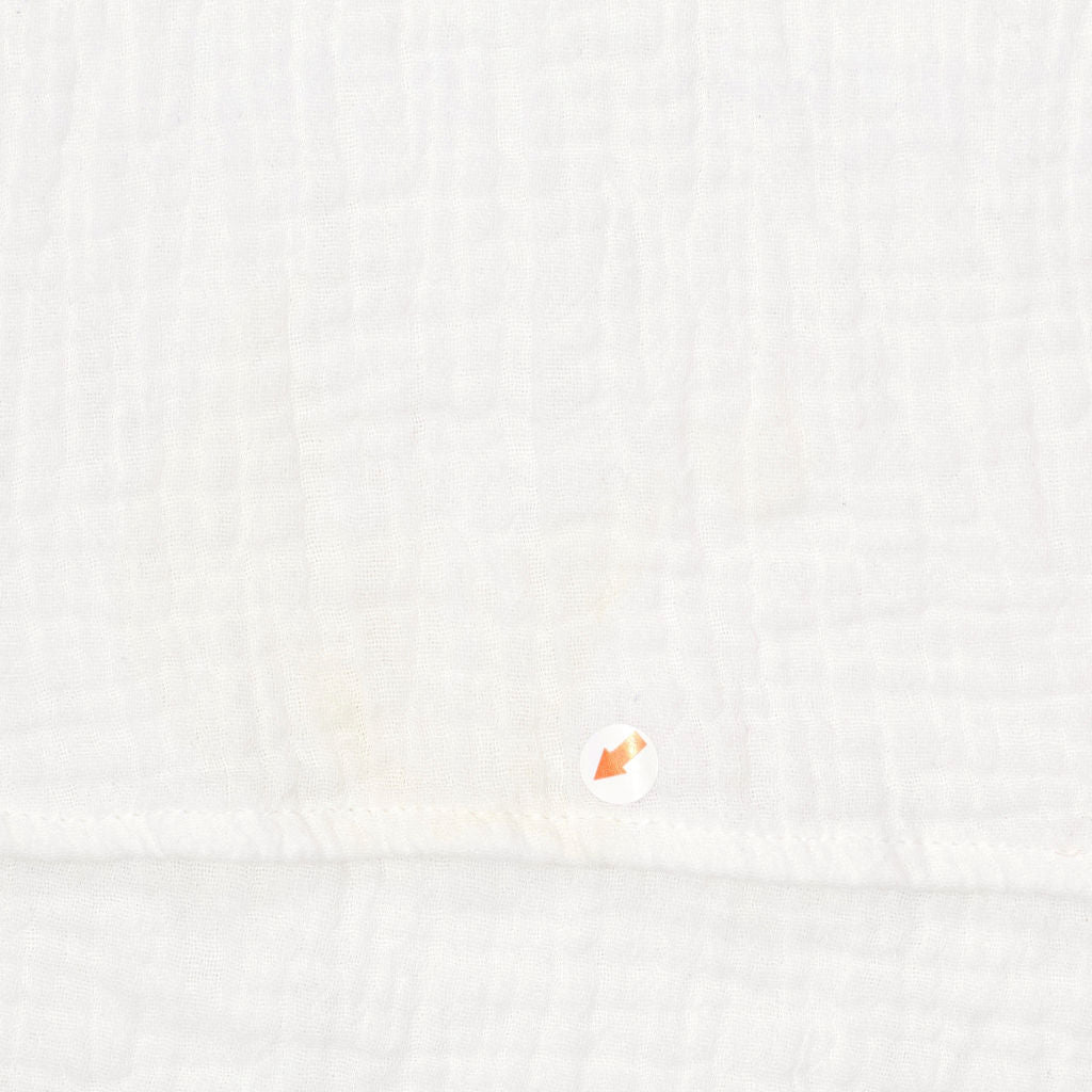 NRBY White Crinkle Cotton Blouse
