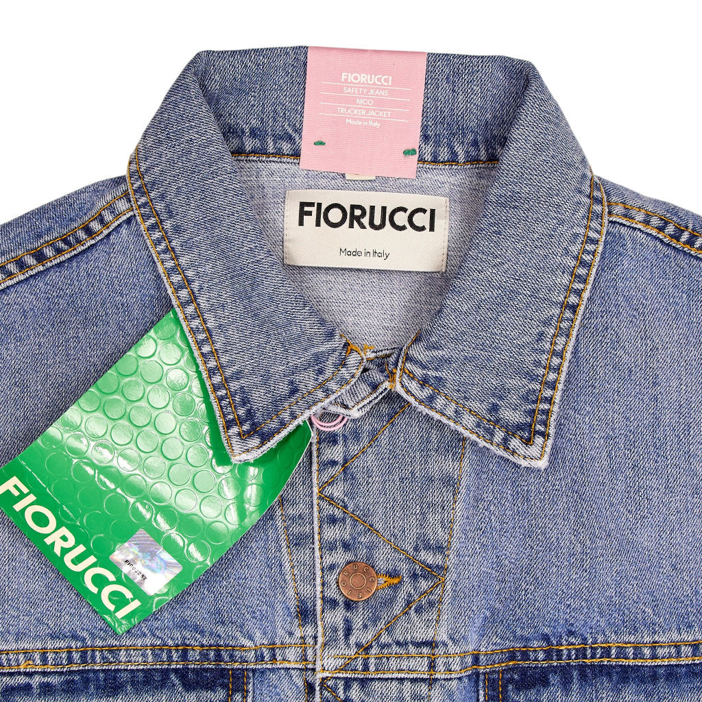 Fiorucci Blue Denim Nico Trucker Jacket
