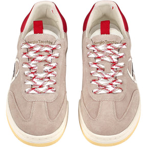 Sergio Tacchini Beige Red Trainers
