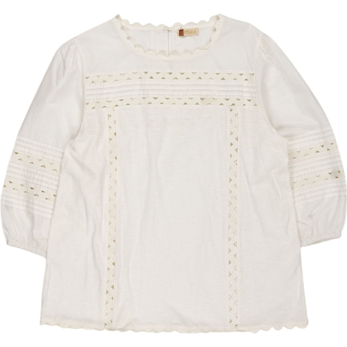 WYSE White Cotton Blouse
