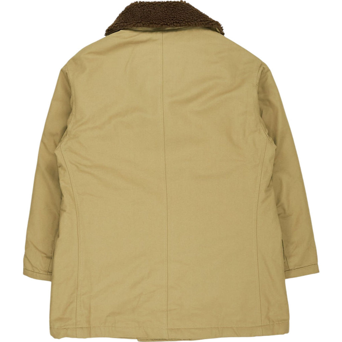 YMC Tan Shearling Collar Coat