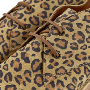 YMC Leopard Print Suede Desert Boots