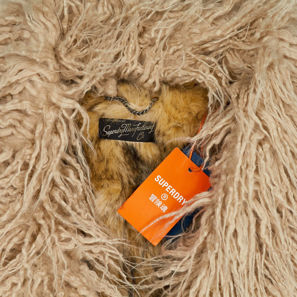 Superdry Stone Wash Afghan Coat