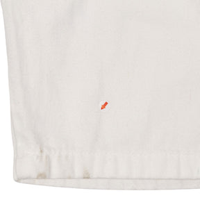 Hush White Cotton Dungarees
