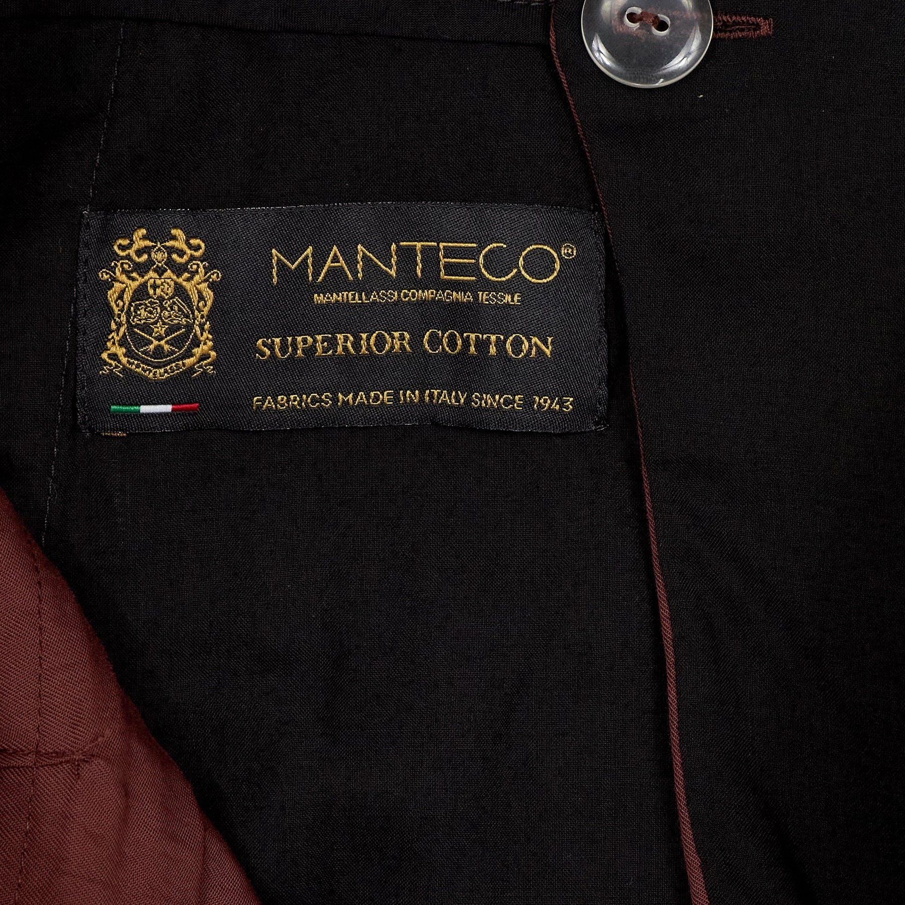 Studio Nicholson Chestnut Zip Detail Trousers