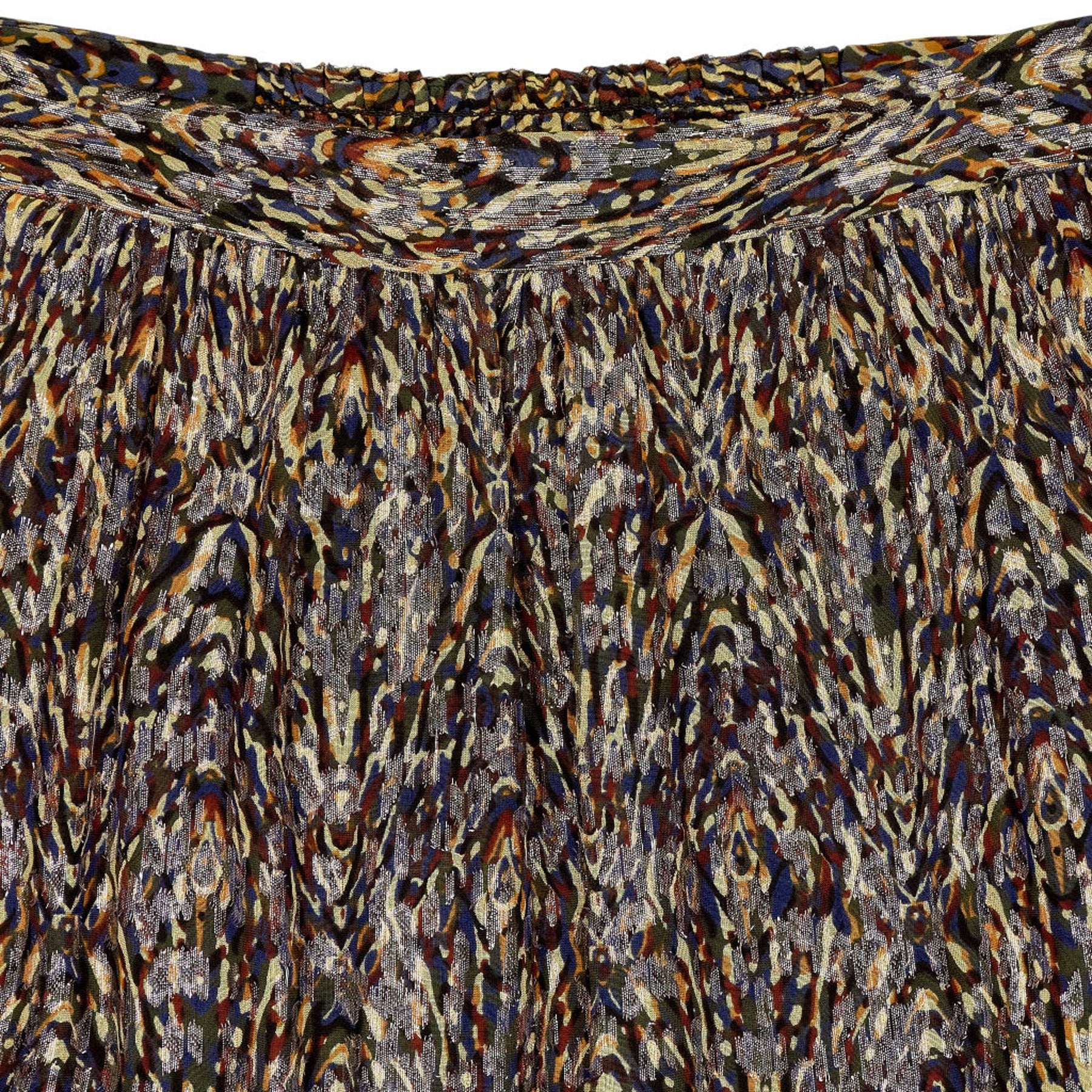 Ba&sh Multicoloured Pleated Midi Skirt