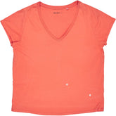 NRBY Coral V-Neck Cotton T-Shirt